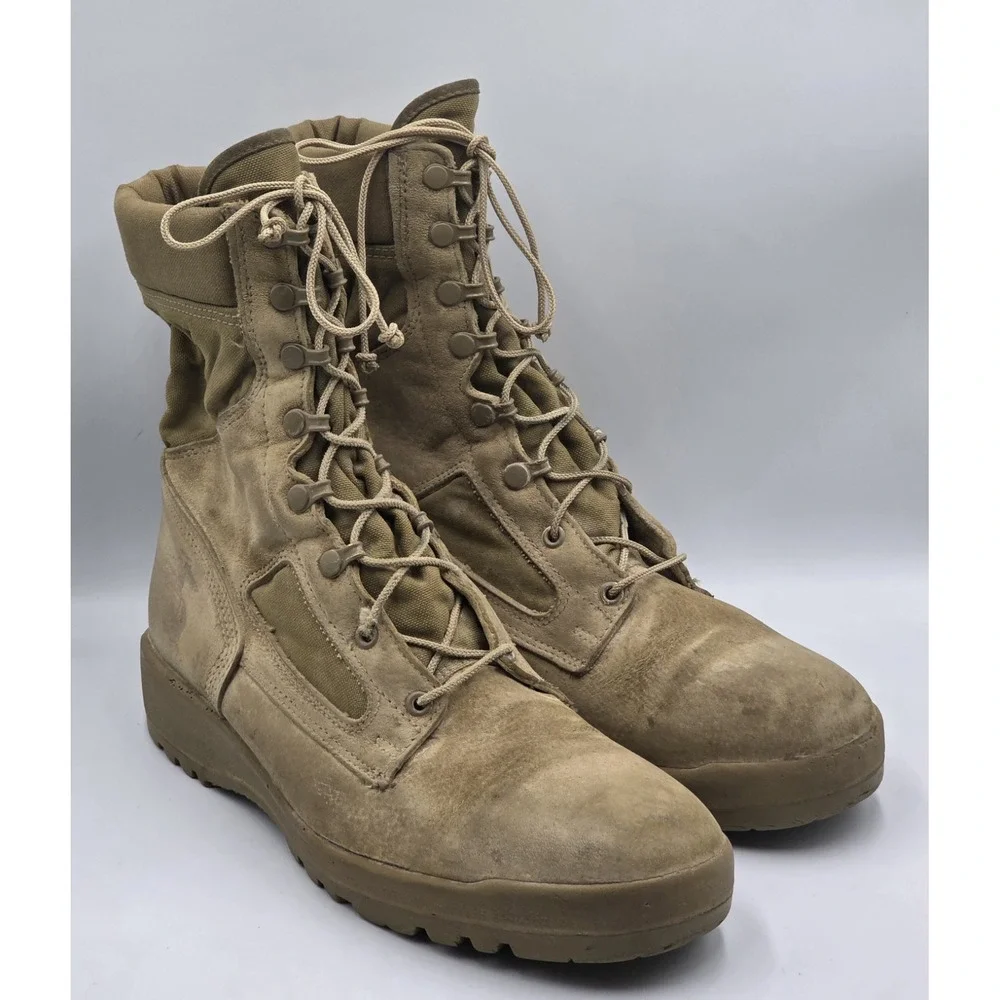 Bates Military Hot Weather Combat Boots Mens 13N Tan Desert Tactical Army
